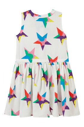 Star Print Cotton Dress